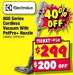 JB Hi-Fi 800 series cordless vacuum with petpro+ nozzle offer