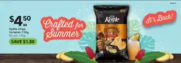Ritchies Kettle chips varieties offer