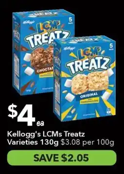 Ritchies Kellogg's lcms treatz varieties offer
