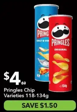 Ritchies Pringles chip varieties offer