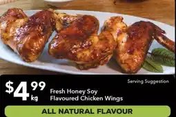 Ritchies Fresh honey soy flavoured chicken wings offer