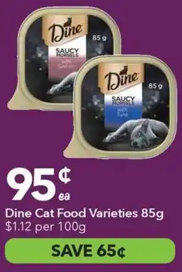 Ritchies Dine cat food varieties offer