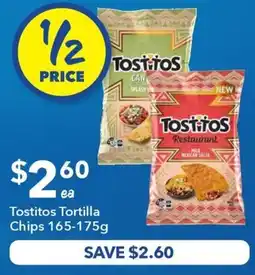 Ritchies Tostitos tortilla chips offer