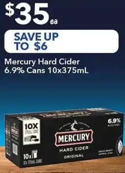 Ritchies Mercury hard cider 6.9% cans offer