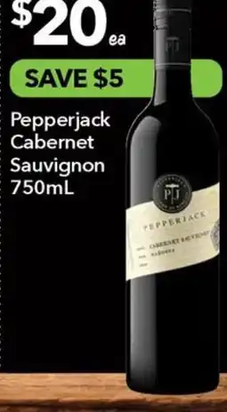 Ritchies Pepperjack Cabernet Sauvignon offer