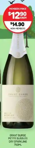 Harry Brown Grant burge petite bubbles dry sparkling offer