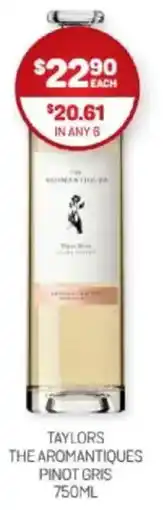 Harry Brown TAYLORS THE AROMANTIQUES PINOT GRIS offer