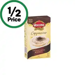 Woolworths Moccona Coffee Sachets Pk 8-10 offer