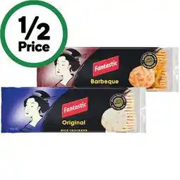 Woolworths Fantastic Rice Crackers 100g offer
