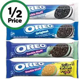 Woolworths Oreo or Oreo Double Stuff Cookies 128-131g offer