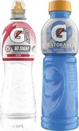 Coles Gatorade Sports Drink or G Active Water 600mL offer