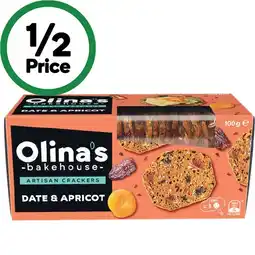 Woolworths Olina’s Bakehouse Artisan Crackers 90-100g offer