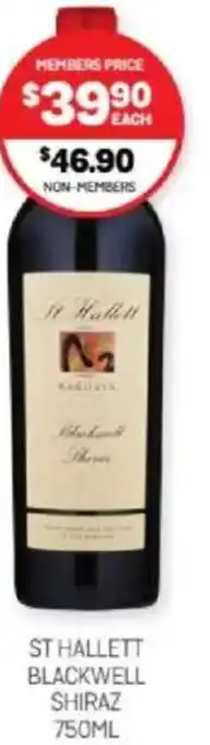 Harry Brown ST HALLETT BLACKWELL SHIRAZ offer