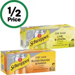 Woolworths Schweppes Infused Mineral Water Varieties 10 x 375ml offer
