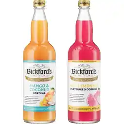 Woolworths Bickford’s Cordial 750ml offer