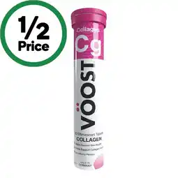 Woolworths Voost Effervescent Collagen Tablets Pk 20 offer