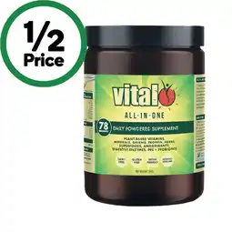 Woolworths Vital All-In-One Daily Health Supplement Powder 240g offer