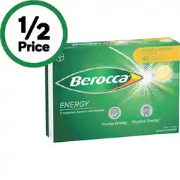 Woolworths Berocca Energy Vitamin Effervescent Tablets Pk 45 offer