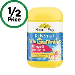 Woolworths Nature’s Way Kids Smart Vita Gummies Omega 3 Pk 120 offer