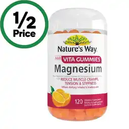 Woolworths Nature’s Way Adult Vita Gummies Magnesium Pk 120 offer