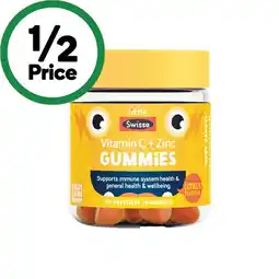Woolworths Little Swisse Vitamin C + Zinc Gummies Pk 40 offer