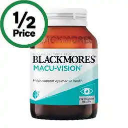 Woolworths Blackmores Macu-Vision Tablets Pk 125 offer