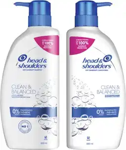 Coles Head & Shoulders Shampoo or Conditioner 850mL offer