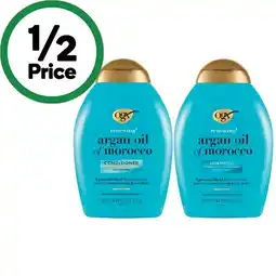 Woolworths OGX Shampoo or Conditioner 385ml offer