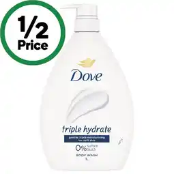 Woolworths Dove Body Wash 1 Litre offer