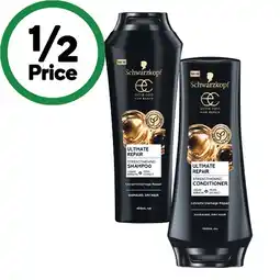 Woolworths Schwarzkopf Extra Care Shampoo or Conditioner 400ml offer