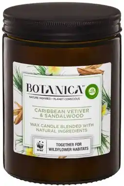 Coles Botanica by Air Wick Wax Blended Candle 1 Each offer