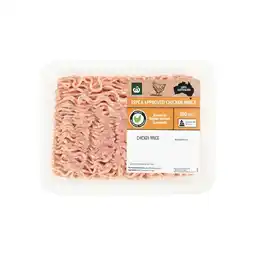Woolworths Australian Fresh RSPCA Approved Chicken Mince 500g offer