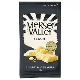 Woolworths Mersey Valley Cheddar Cheese Varieties 180g – From the Deli offer