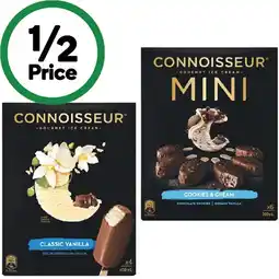 Woolworths Connoisseur Ice Cream Sticks 360-400ml Pk 4-6 – From the Freezer offer