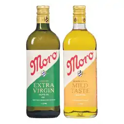 Woolworths Moro Olive Oil or Extra Virgin Olive Oil 1 Litre offer