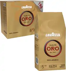 Coles Lavazza Qualita Oro Coffee Beans or Ground 1kg offer