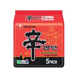 Woolworths Nongshim Noodles 460-600g Pk 4-5 offer