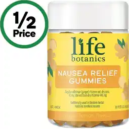 Woolworths Life Botanics Nausea Relief Gummies Pk 60 offer