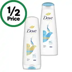 Woolworths Dove Shampoo or Conditioner 350ml offer