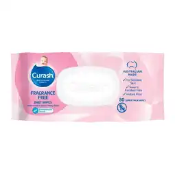 Woolworths Curash Baby Wipes Pk 80 offer