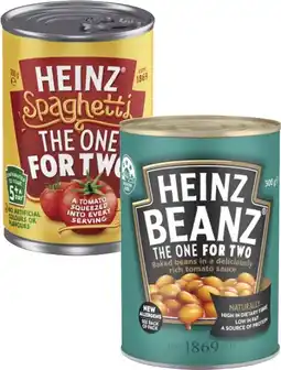 Coles Heinz Baked Beanz or Spaghetti 300g offer