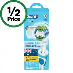 Woolworths Oral-B Vitality Precision Clean Electric Toothbrush Pk 1 offer