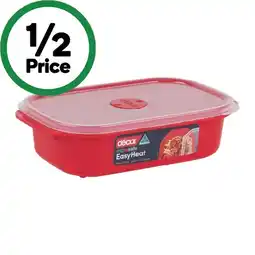 Woolworths DΓ©cor Microsafe Oblong Container 900ml offer