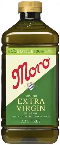 Coles Moro Extra Virgin Olive Oil 2.2 Litre offer