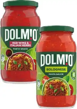 Coles Dolmio Pasta Sauce 490g-500g offer