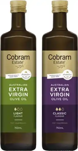 Coles Cobram Estate Extra Virgin Olive Oil 750mL offer