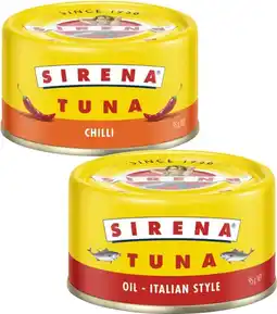 Coles Sirena Tuna 95g offer