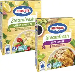 Coles Birds Eye Steamfresh Fish 380g offer