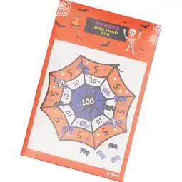 Woolworths Halloween Spider Target Game offer