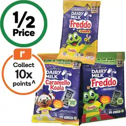 Woolworths Cadbury Share Packs 120-180g offer